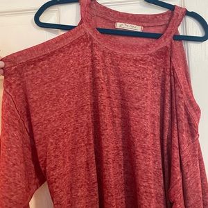 Free People cold shoulder top, worn once!